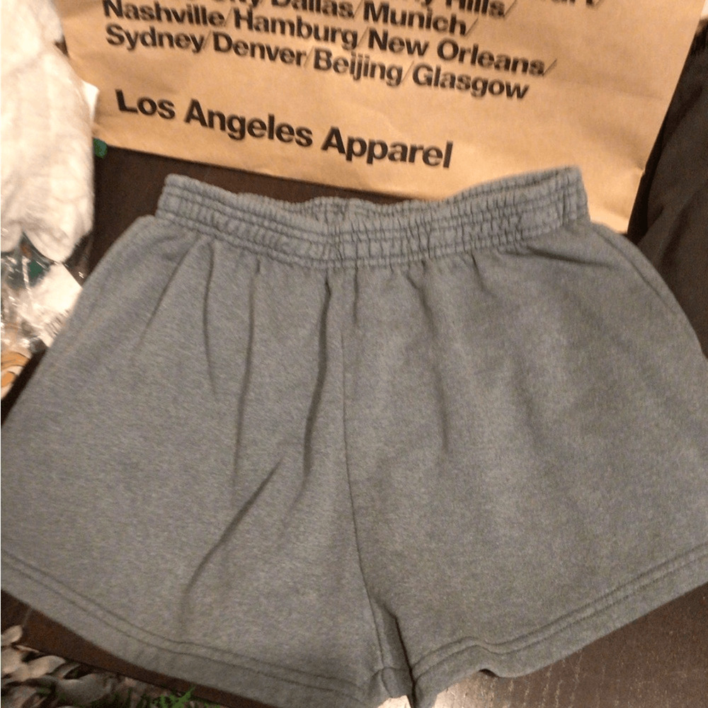NEW Los Angeles ApparelmWomen’s Casual Elastic-Waist Cotton Short